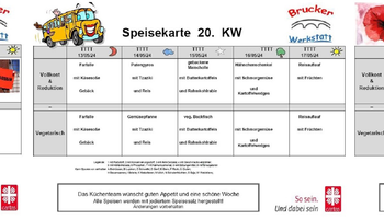 Speisenplan Brucker Werkstatt_19_20_21_KW_2024 | © Oliver Wahl